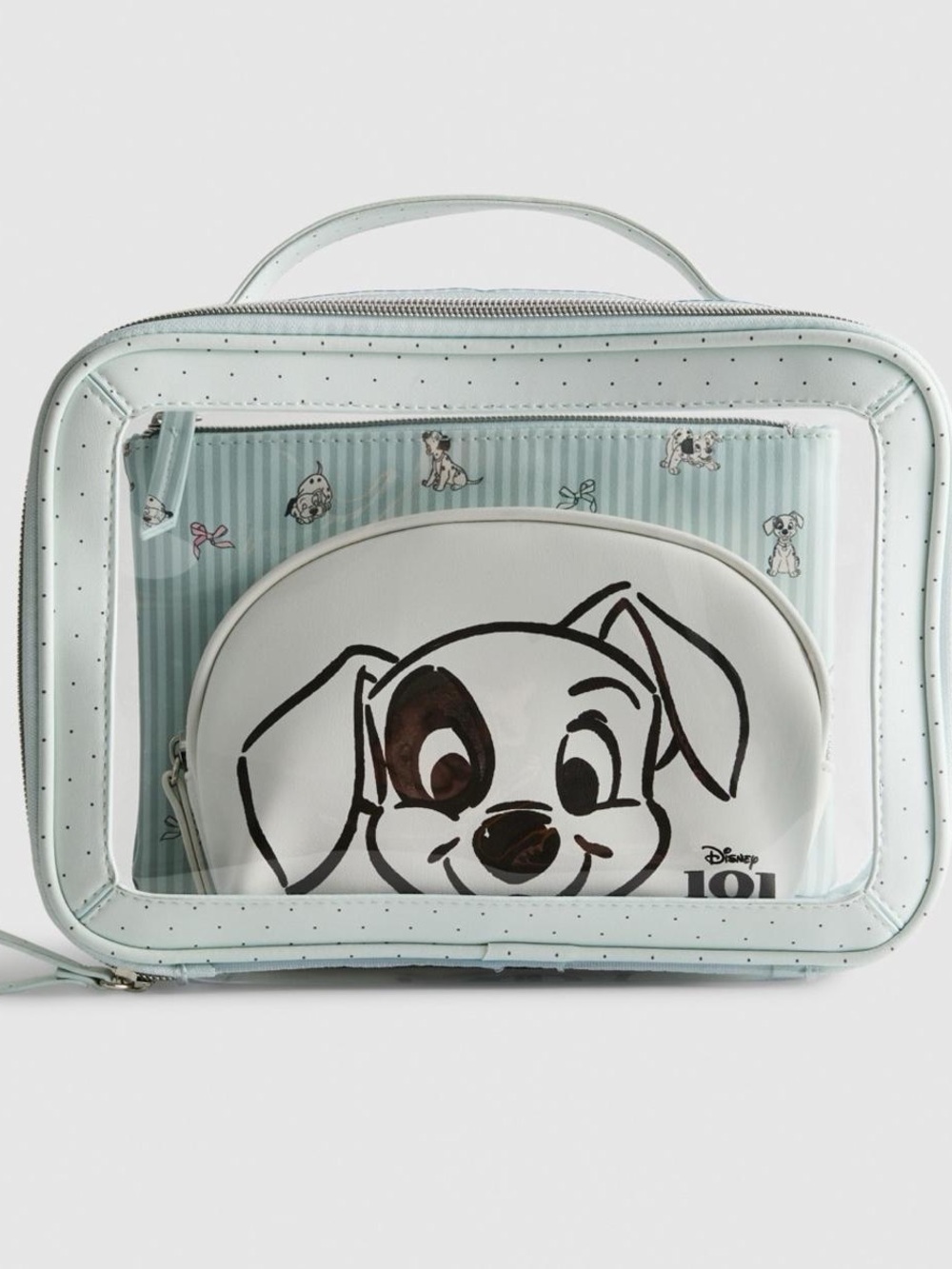 Disney 101 Dalmatians 3pc makeup bag set BNWT